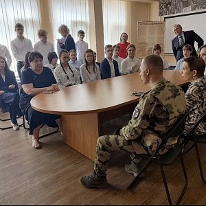 Открытие музейного класса "Из века в век"